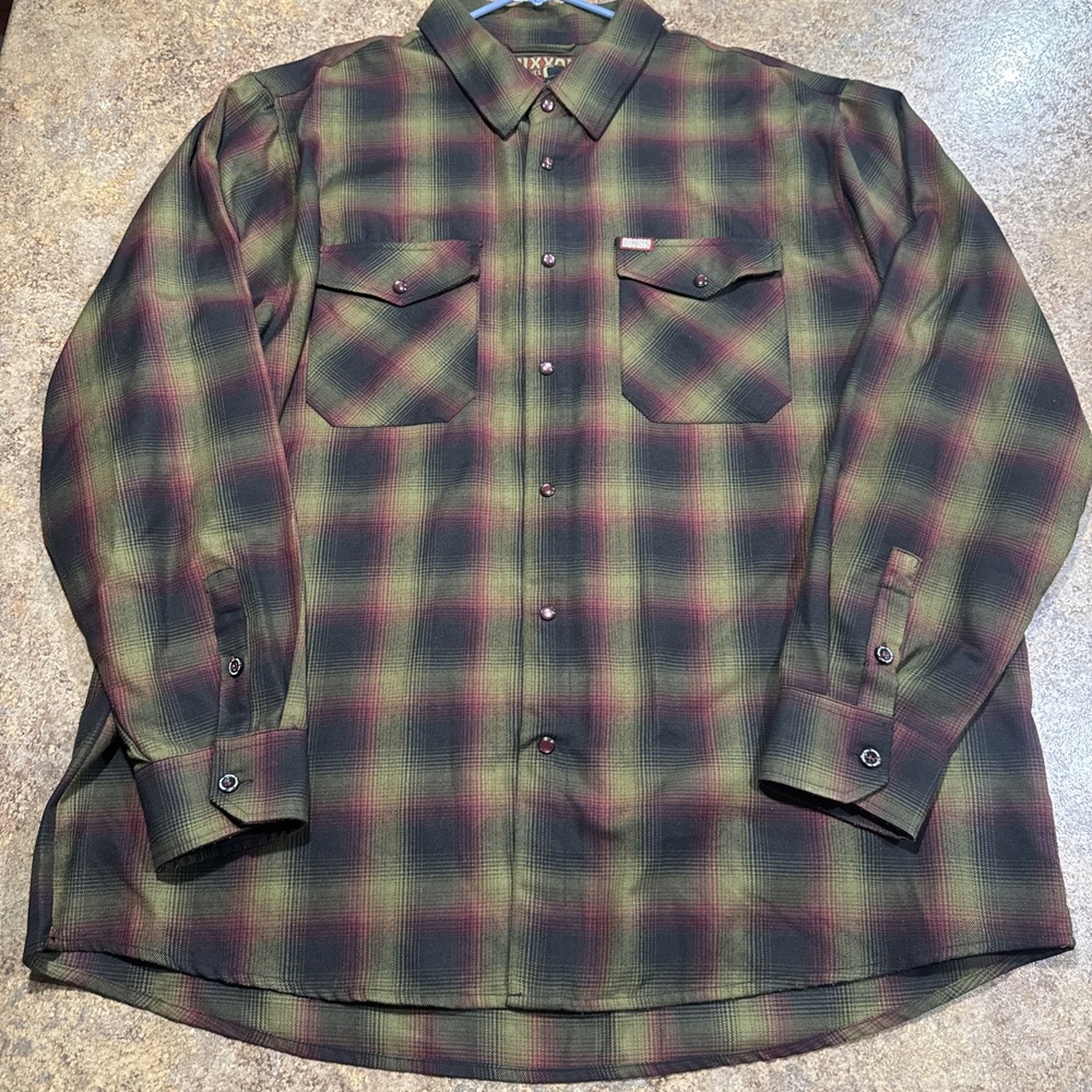 Dixxon Flannel Co The Freddy 3xl Plaid Flannel Long Sleeve Pearl Snap